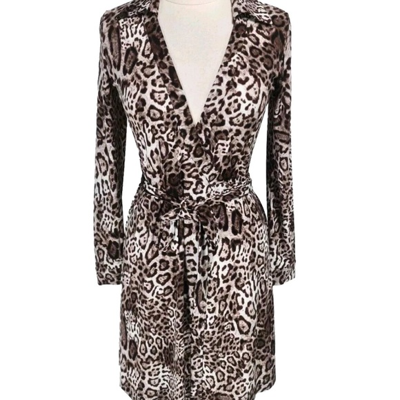 Calvin Klein Dresses & Skirts - Calvin Klein Animal Print Women's wrap dress midi
